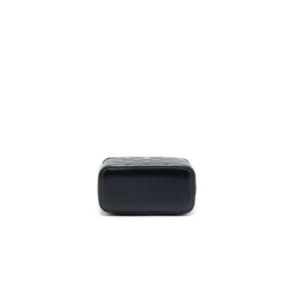 Chanel Small Long Vanity Lambskin Black