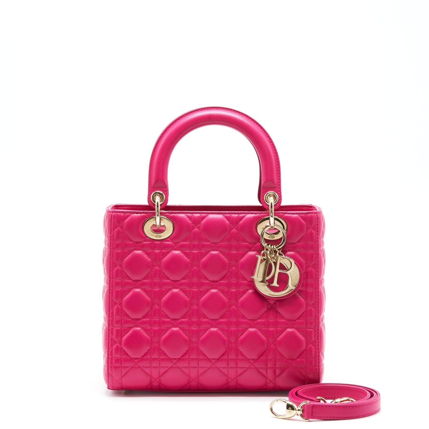 Dior Lady Dior Medium Lambskin Pink