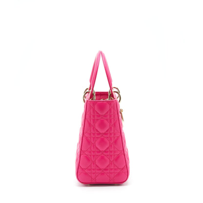 Dior Lady Dior Medium Lambskin Pink