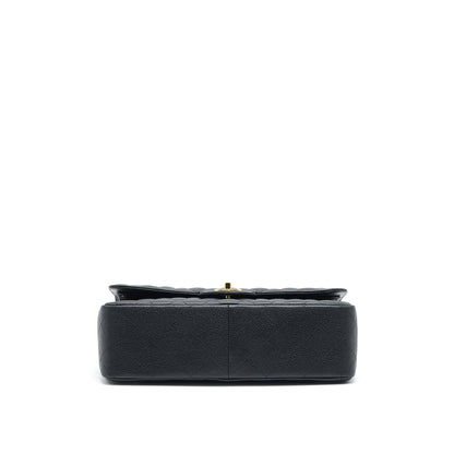 CHANEL JUMBO CLASSIC DOUBLE FLAP CAVIAR BLACK GHW