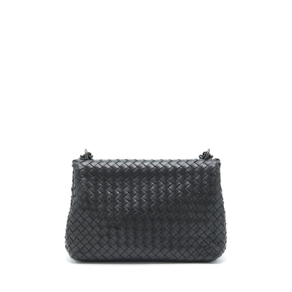 Bottega Veneta Olympia Purse Black With Black Hardware