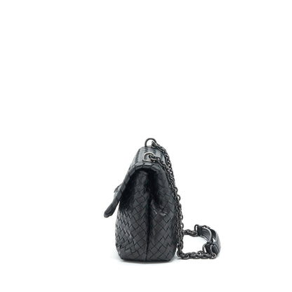 Bottega Veneta Olympia Purse Black With Black Hardware