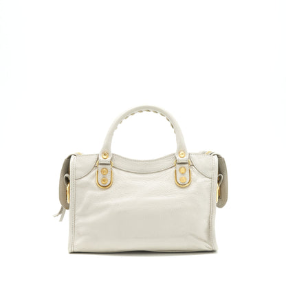 Balenciaga edged mini City Purse light Grey