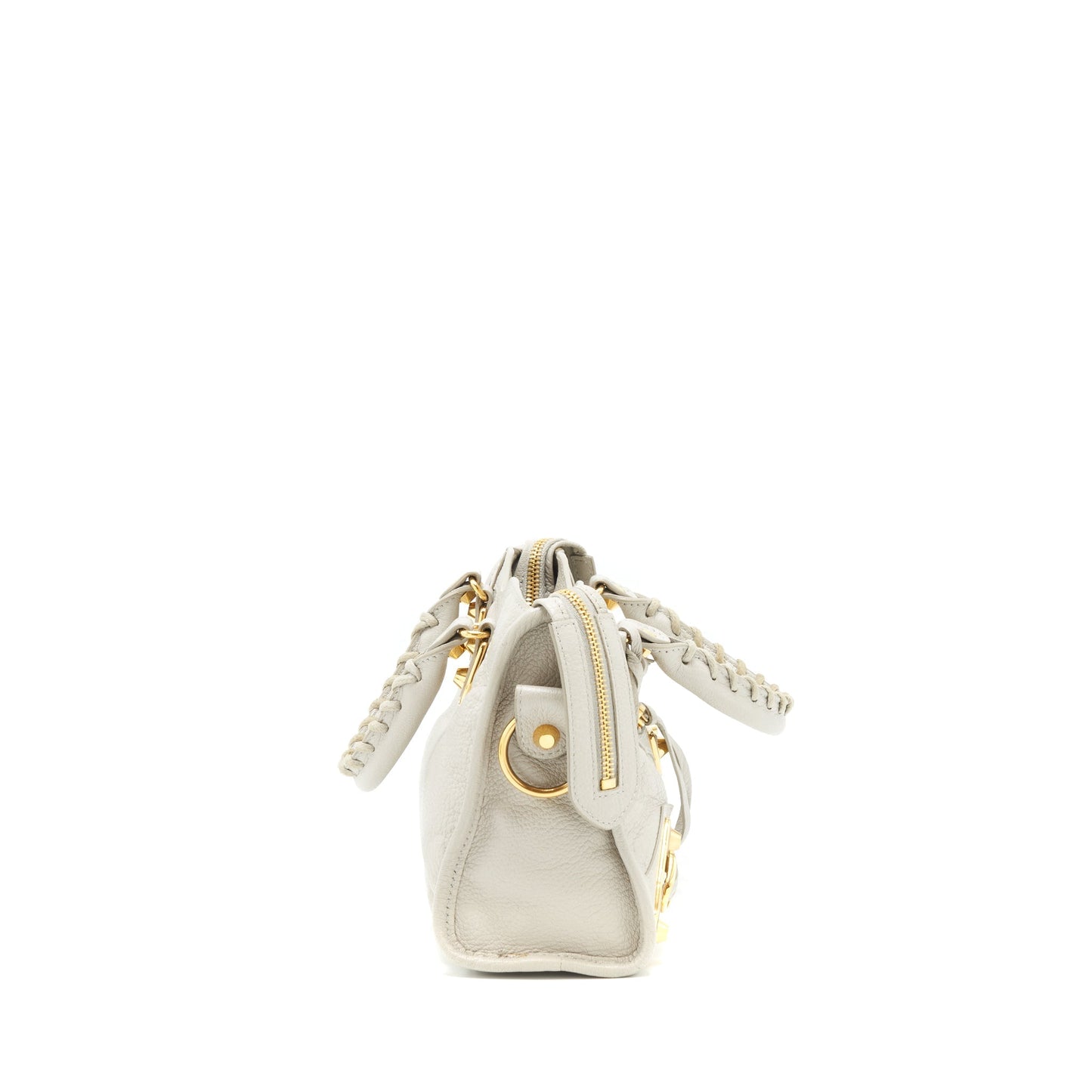 Balenciaga edged mini City Purse light Grey