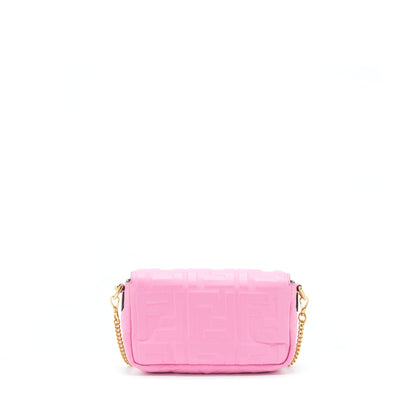 Fendi Mini Baguette Lambskin Pink