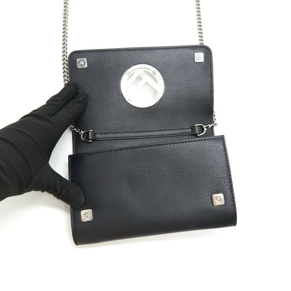 Fendi Wallet On Chain Black SHW