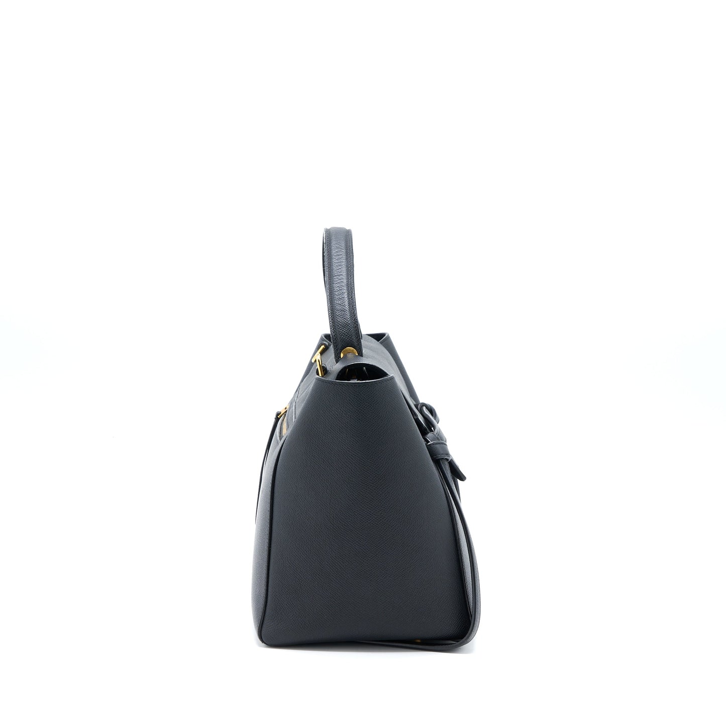 Celine Mini Belt Purse Grained Calfskin Black