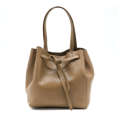 Celine Small Cabas Phantom Calfskin Taupe