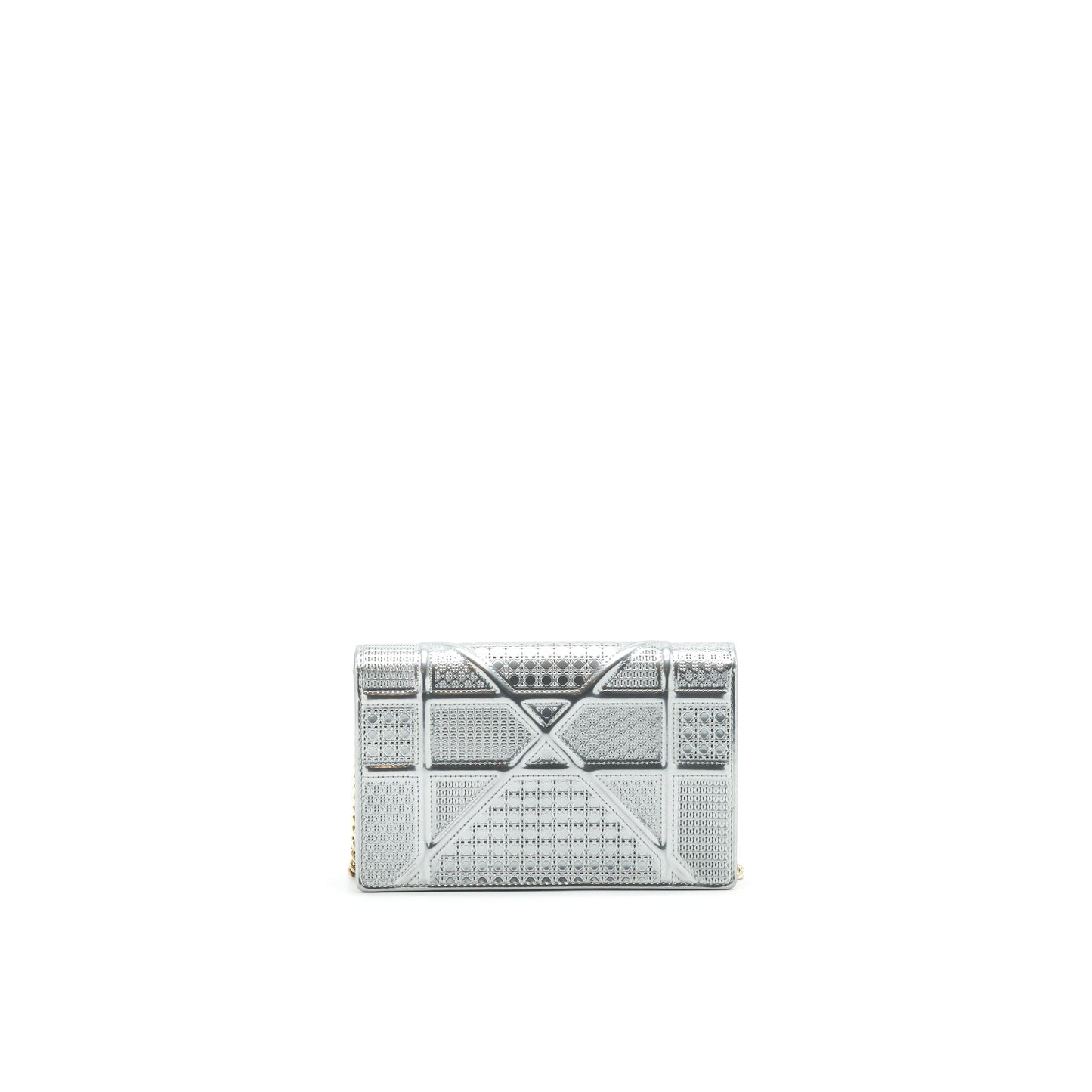 DIORAMA WALLET CHAIN METALLIC SILVER