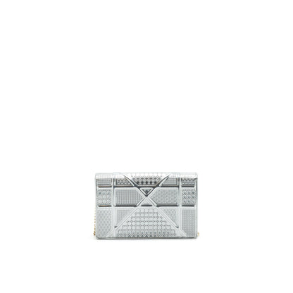 DIORAMA WALLET CHAIN METALLIC SILVER