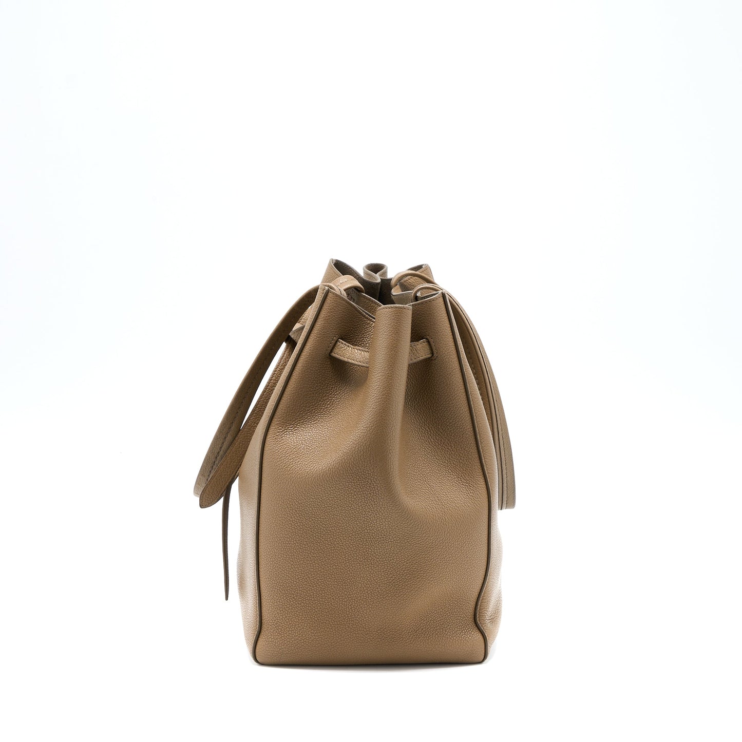 Celine Small Cabas Phantom Calfskin Taupe