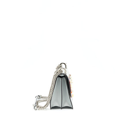 Fendi Kan I Studded Mini Purse Light Blue/Multicolour