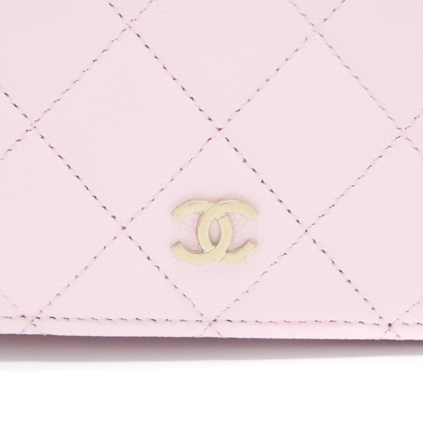 Chanel 2 in 1 Wallet on Chain Caviar Light Pink LGHW