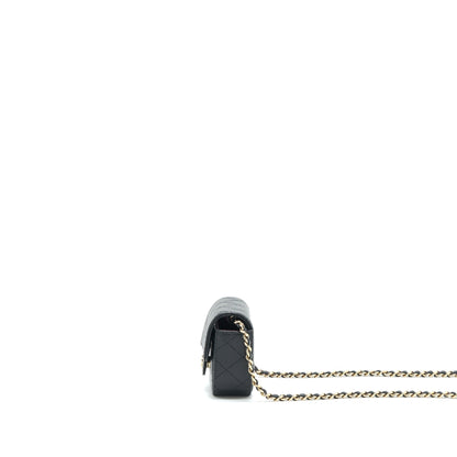 Chanel mini flap Vanity with Chain Caviar black LGHW