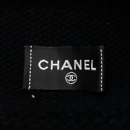 Chanel 23A cashmere beanie / hat black / white