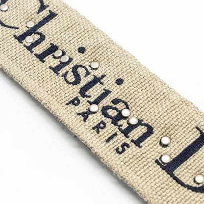 Dior Wide Shoulder Strap Blue Dior Oblique Jacquard