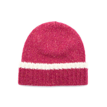 Chanel Beanie Hat Cashmere Pink/White