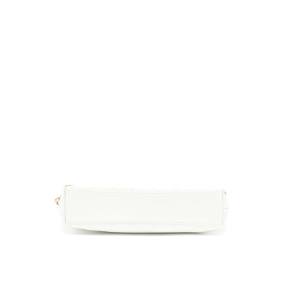 Chanel Tote Bag Quilted Calfskin White Brushed GHW