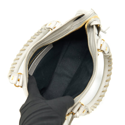 Balenciaga edged mini City Purse light Grey