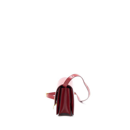 Celine Small Classic Box Purse Calfskin Red