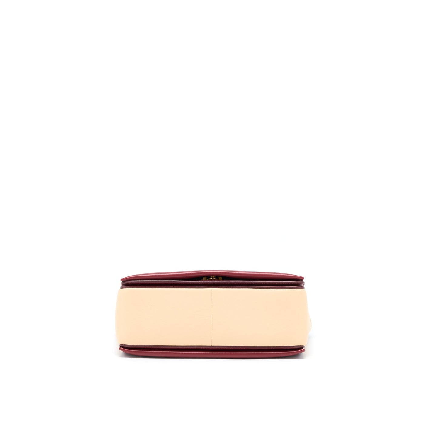 Celine Frame Purse Calfskin Ruby/Nude