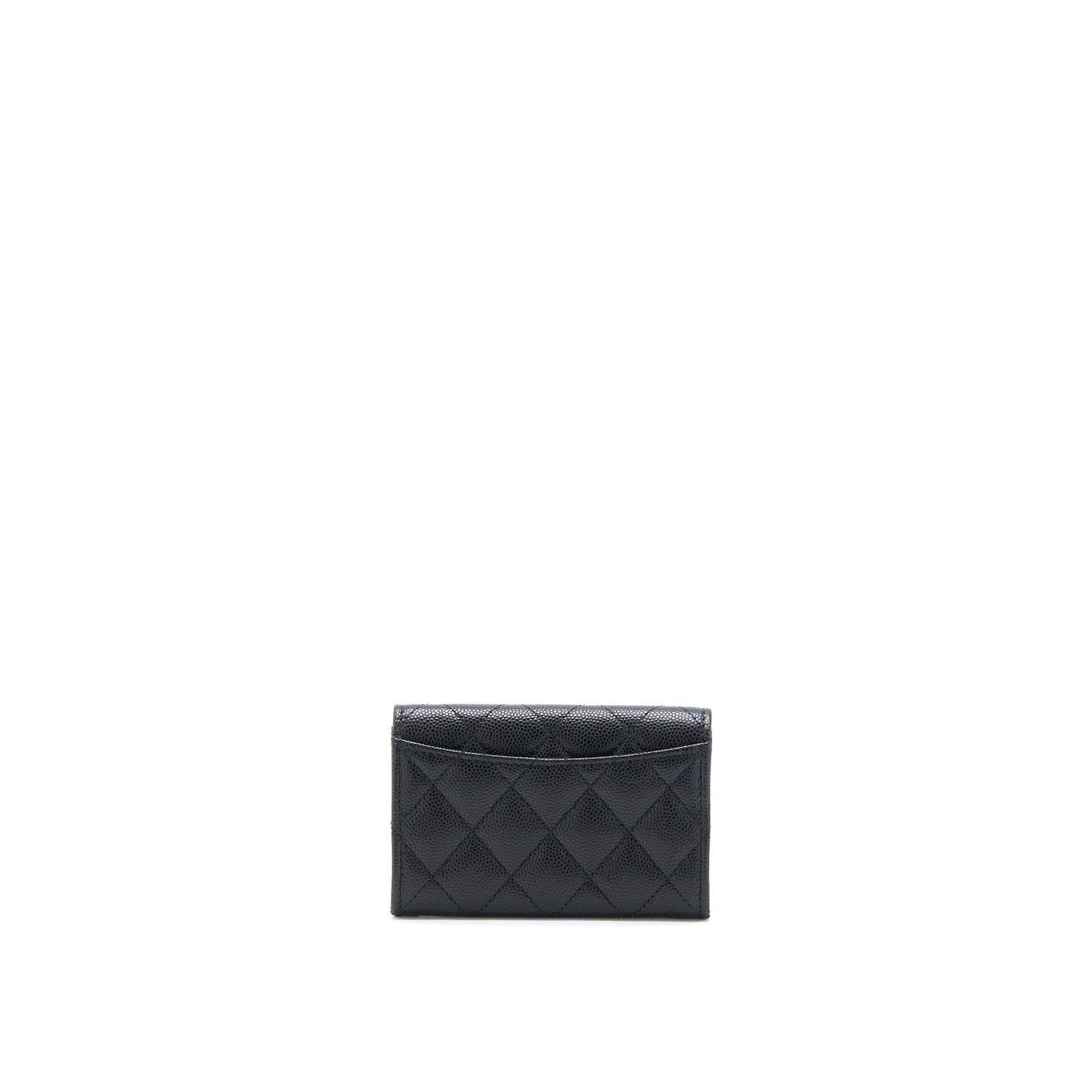 Chanel 23C Limited Edition Card Holder Caviar Black GHW (Microchip)