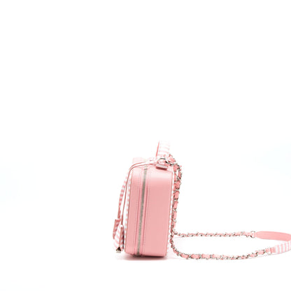 Chanel Medium Filigree Vanity Case Caviar Multicolour Pink SHW