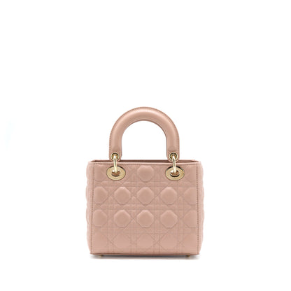 Dior Small Lady Dior Lambskin Light Pink