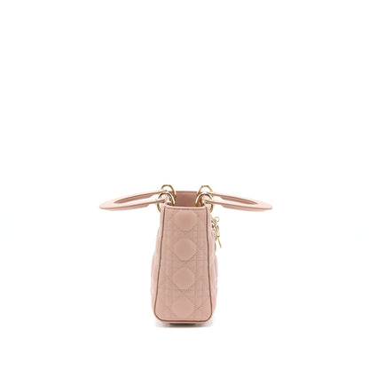 Dior Small Lady Dior Lambskin Light Pink