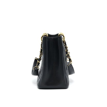 Chanel Grant Shopping Tote Bag GST Black Caviar GHW