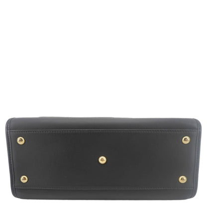 FENDI Runaway Logo Nappa Leather Shoulder Bag Tricolor