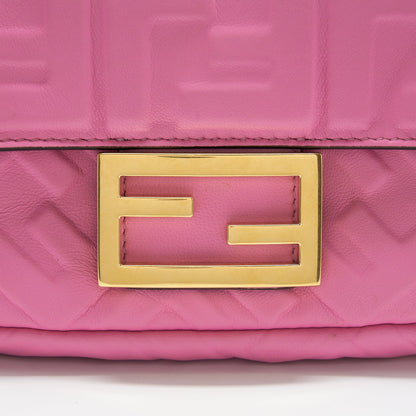 Fendi Mini Baguette Lambskin Pink