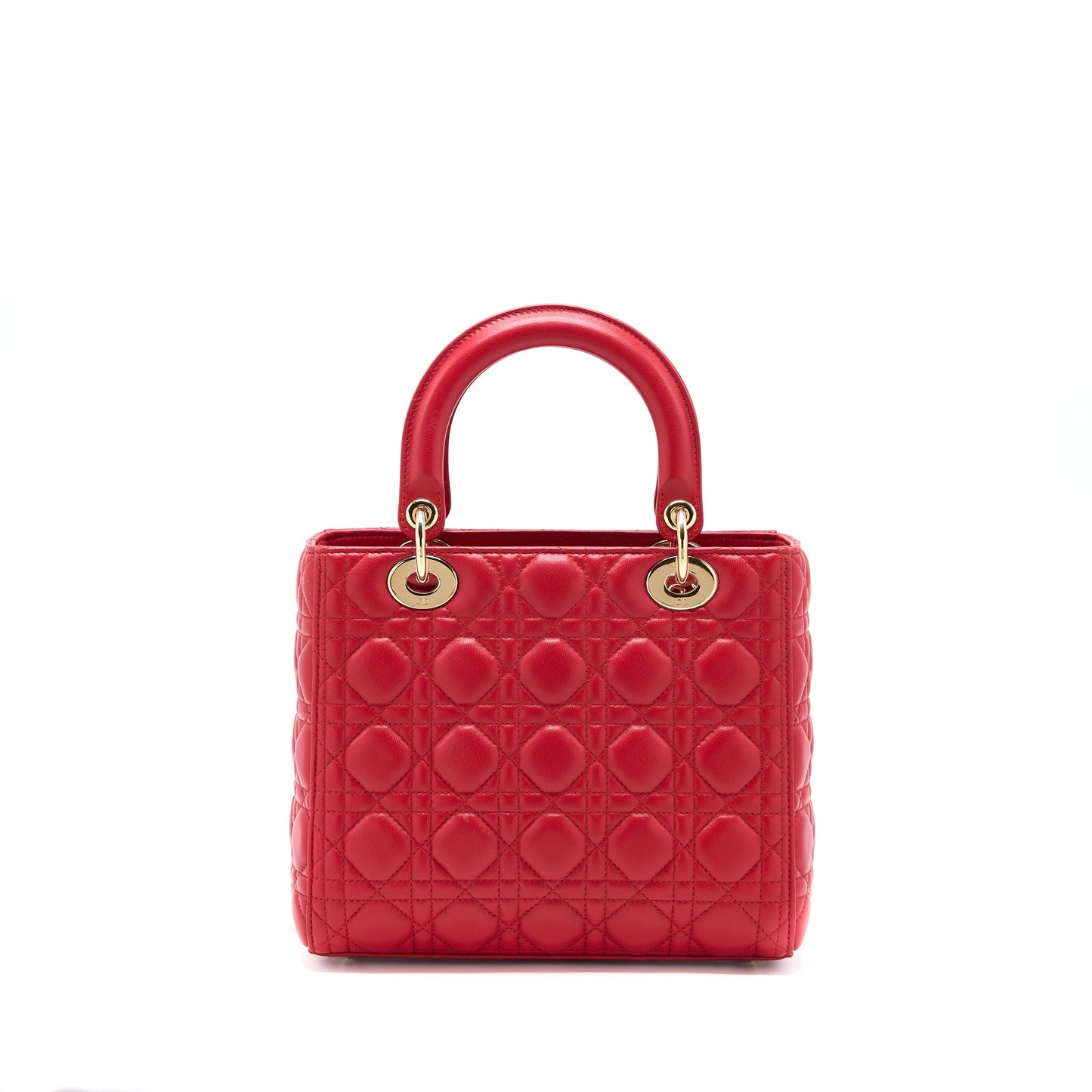 Dior Medium Lady Dior Lambskin Red