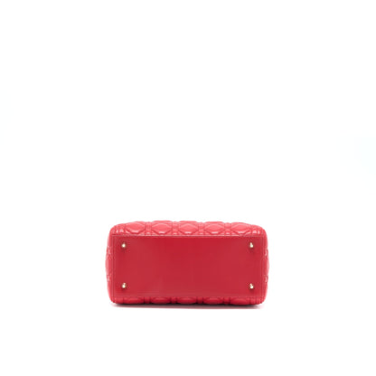 Dior Medium Lady Dior Lambskin Red
