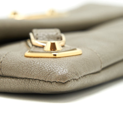 Balenciaga city Fold Clutch/ Mini Purse grey