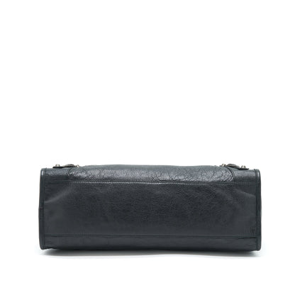 Balenciaga Classic City Purse black with ruthenium hardware