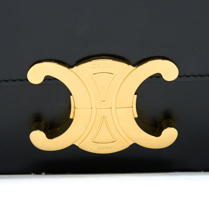 Celine Triomphe Mini Purse Calfskin Black