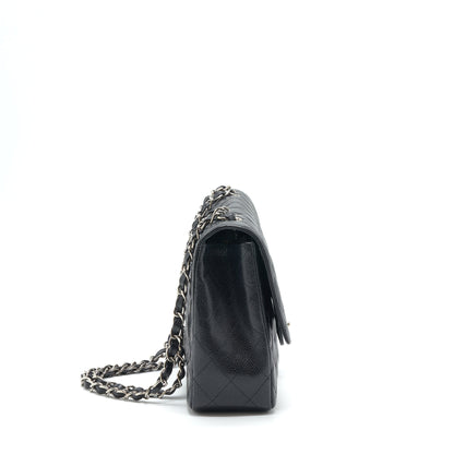Chanel Jumbo Single Flap Bag Caviar Black SHW