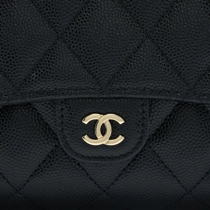 Chanel 3 in 1 Wallet on Chain Caviar Black LGHW