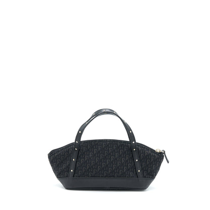 Dior Vintage Mini Purse Oblique Canvas Black