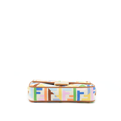 Fendi Baguette Purse in Motif Canvas Multicolour