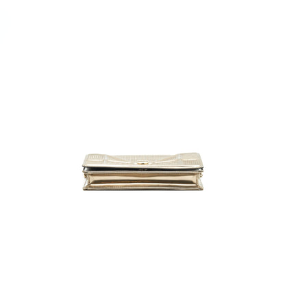 Dior Diorama Wallet on Chain metallic Gold with GHW
