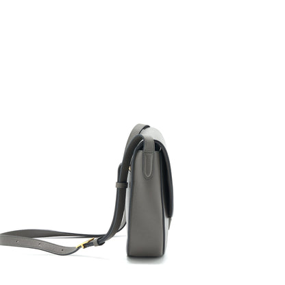 Luxury CELINE Trotteur Bag Large Grained Calfskin Grey