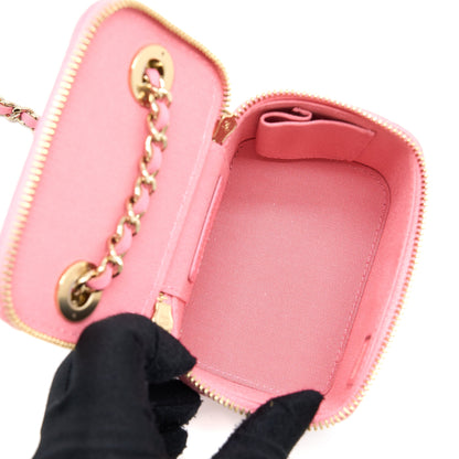 Chanel Mini Trendy CC Vanity with Chain Lambskin Pink LGHW