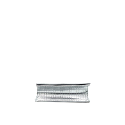 Dior Medium Diorama Metallic Silver