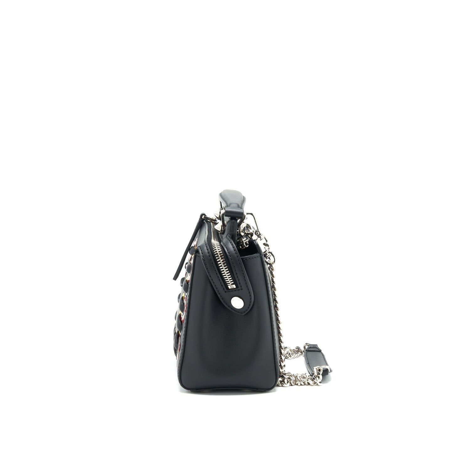 Fendi Dotcom Mini Purse Black with Stitch Details