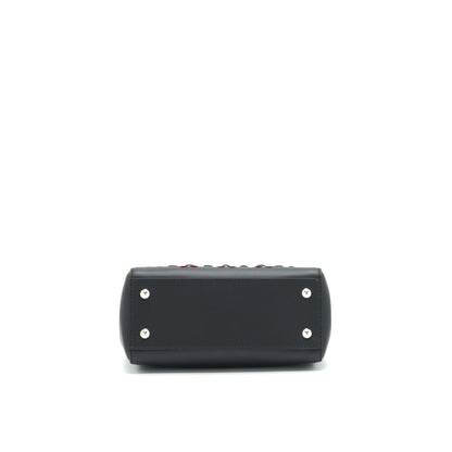 Fendi Dotcom Mini Purse Black with Stitch Details