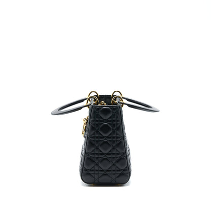 Dior Medium Lady Dior Lambskin Black