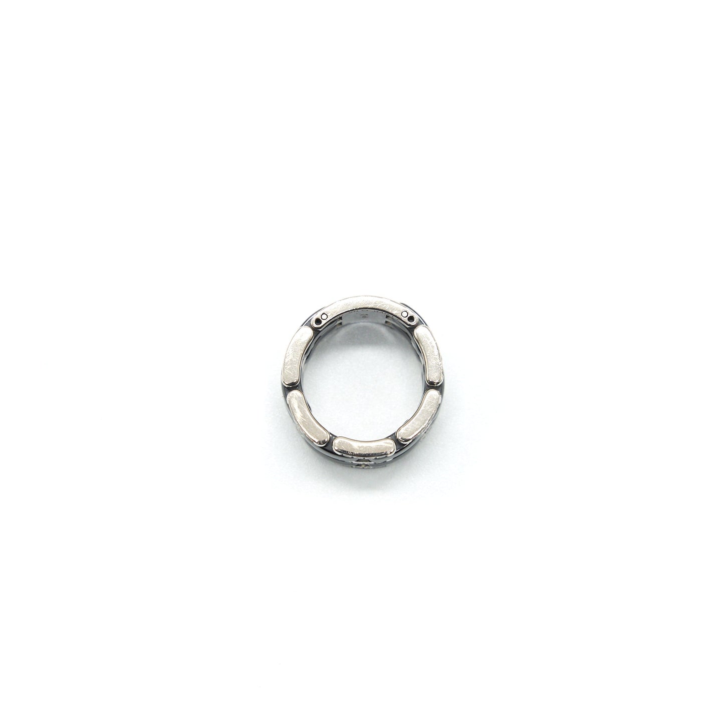 Chanel Ultra Ring Large version white Gold with Diamonds, Black Ceramic size 55