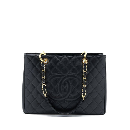 Chanel Grand Shopping Tote Bag Caviar Black GHW